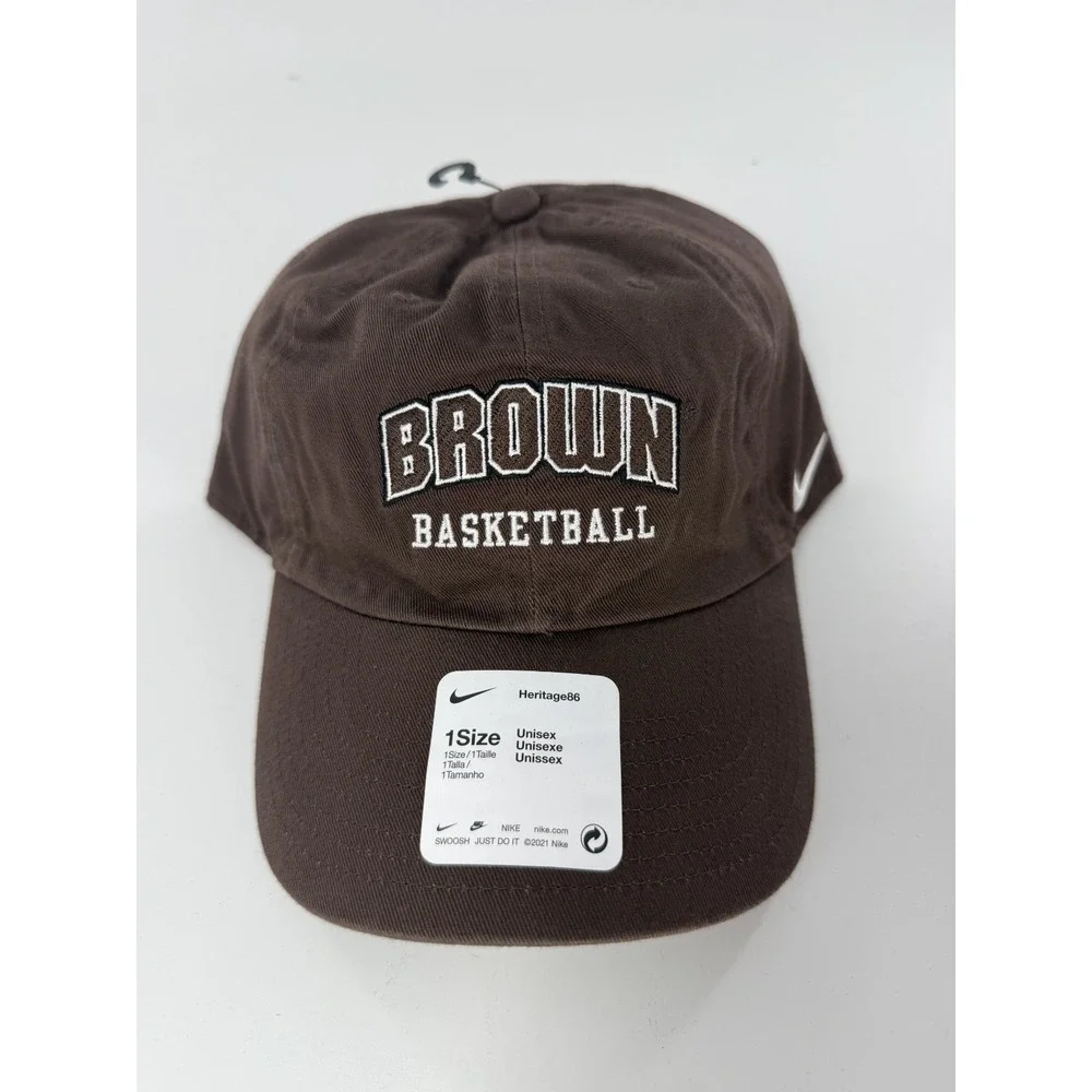 Nike Brown University‎ Bears Basketball Mens Heritage86 Campus Cap Hat New OSFM